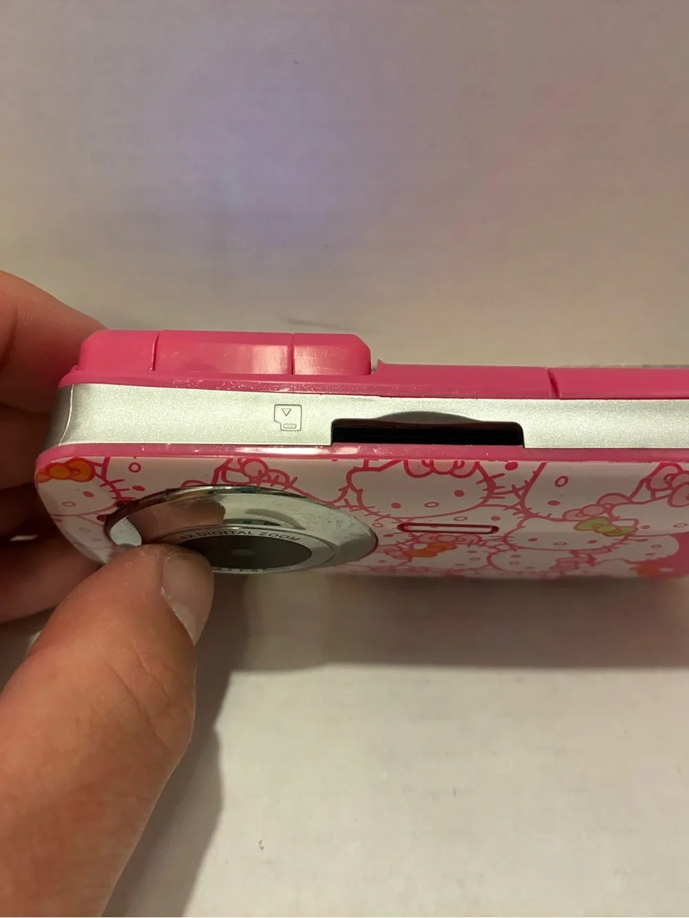 Hello Kitty Pink White Patterned Digital Camera